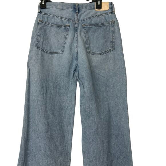 Everlane The Summer Wide Leg Jean Light Wash High Rise Women’s 28 - Picture 6 of 12